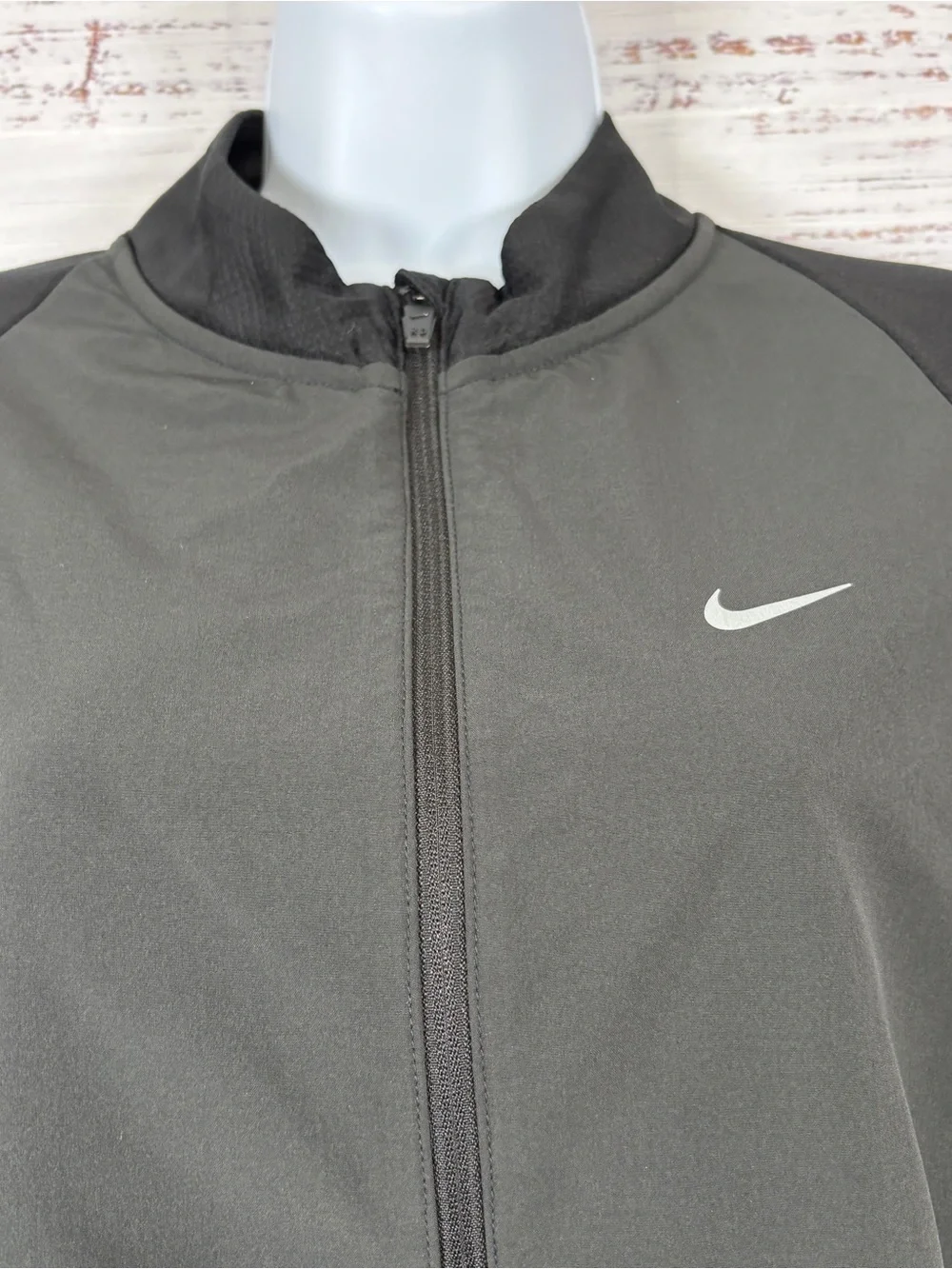 Nike Dri Fit Black 1/2 Zip Running Division Jacket
